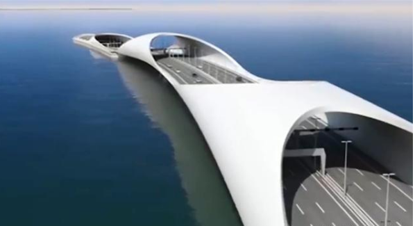 會鉆到海底的橋，號稱世界最美大橋，有錢太任性