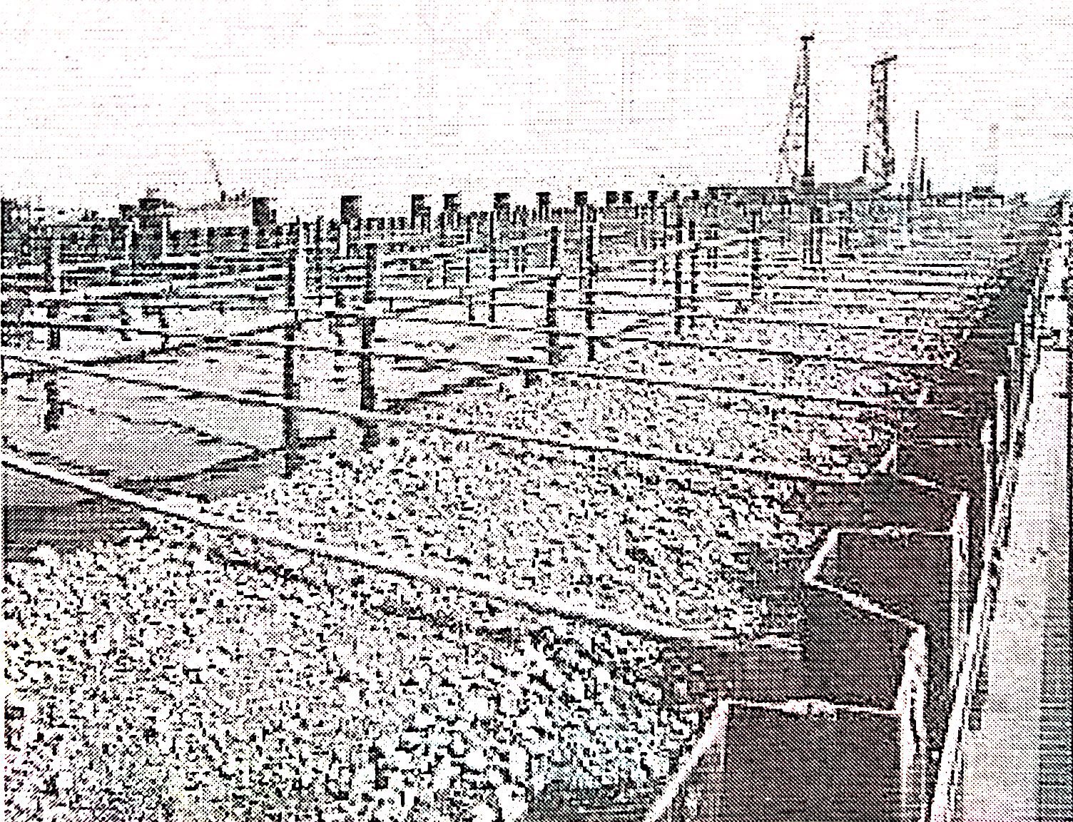 拉錨運(yùn)用在鋼板樁時(shí)的支承方法圖